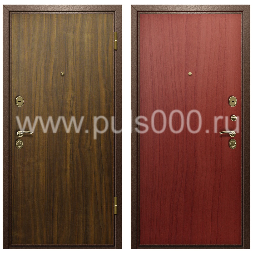 Стальная дверь с отделкой ламинат утепленная LM-17