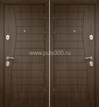 Входная металлическая дверь для квартиры коричневая, цена 12 100  руб.